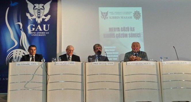 Medya gözü ile Kıbrıs çözüm süreci, GAÜ’de masaya yatırıldı