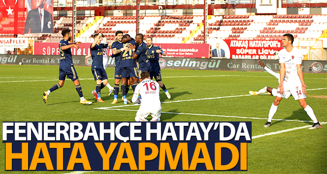 Hatayspor – Fenerbahçe 1-2 (Maç Sonucu