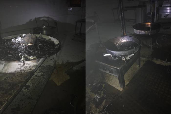 Urfa’da Hastane Yemekhanesinde Yangın Çıktı