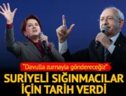 Kılıçdaroğlu Suriyeliler için tarih verdi! “Davulla zurnayla göndereceğiz”