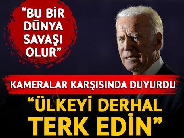 Ukrayna’yı terk edin çağrısı! Asker gönderilecek mi? Biden’dan açıklama