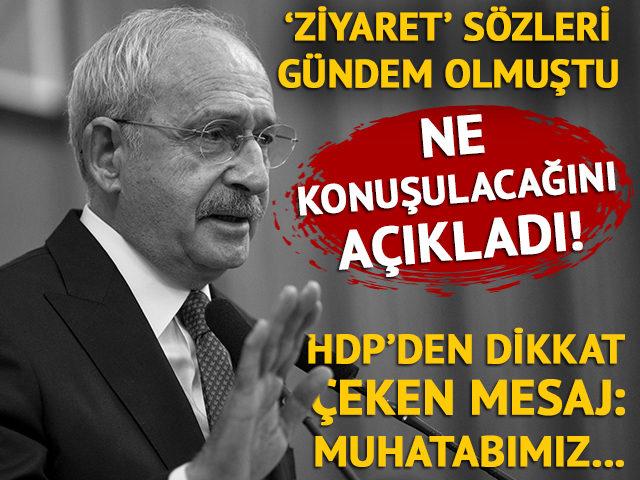 HDP Eş Genel Başkanı Mithat Sancar’dan dikkat çeken mesaj: Muhatabımız Kılıçdaroğlu