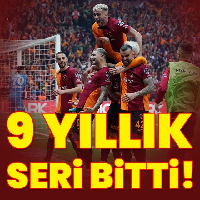 Galatasaray, Fenerbahçe karşısında 9 yıllık seriyi bitirdi!