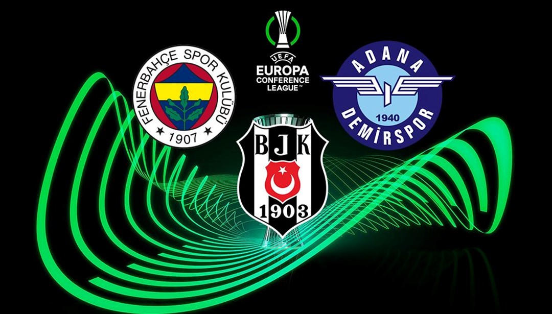 UEFA Konferans Ligi | Fenerbahçe, Beşiktaş ve Adana Demirspor tur için sahada